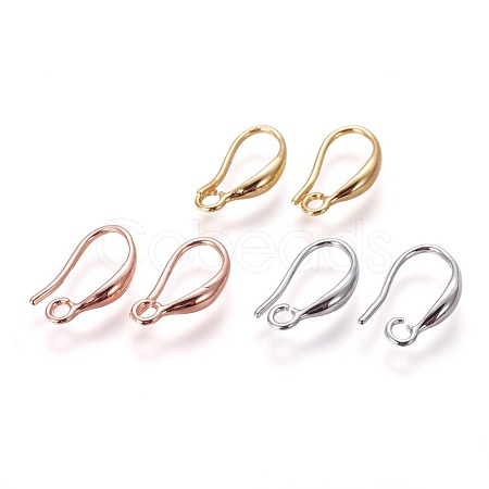 Brass Earring Hooks KK-L177-29-1