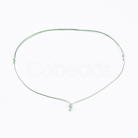 Adjustable Korean Waxed Polyester Cord Necklace Making AJEW-JB00493-02-1