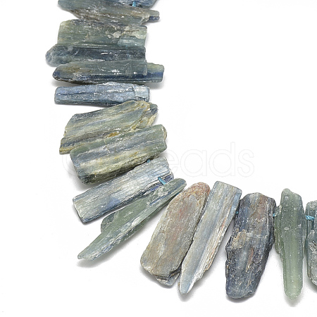 Natural Kyanite/Cyanite/Disthene Beads Strands G-S318-15-1