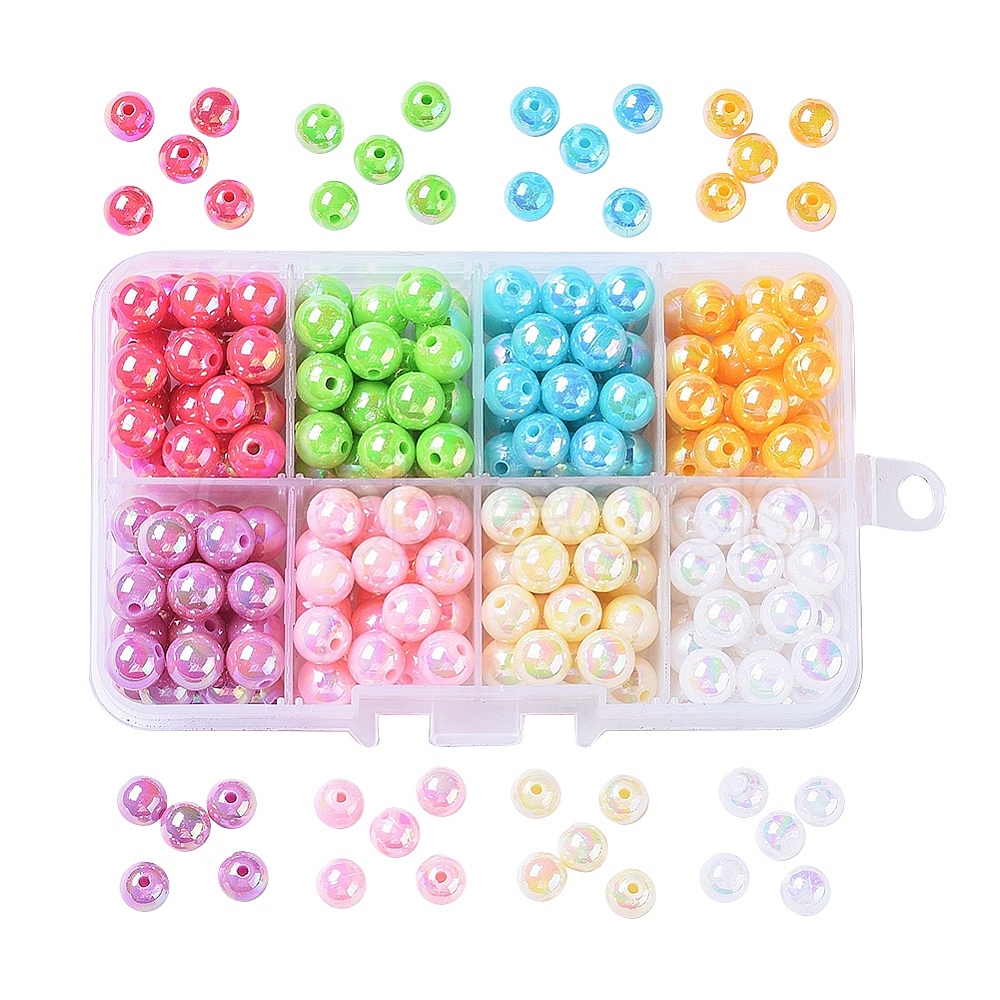 Cheap 8 Color Plating Eco-Friendly Poly Styrene Acrylic Beads Online ...