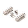 Column 304 Stainless Steel Stud Earrings EJEW-D101-03P-2