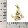 Brass Micro Pave Cubic Zirconia Pendants KK-Z042-18G-02-3