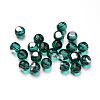 Faceted Round Glass Cabochons X-GGLA-L008B-M-3