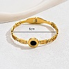 Natural Shell Flat Round Bangle SR1208-1-3