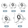 SUPERFINDINGS 7Pcs 5 Style Stainless Steel Fishing Rod Guide Ring FIND-FH0006-70-2