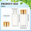 PandaHall Elite 20Pcs Glass Empty Refillable Bottle AJEW-PH0011-43-2