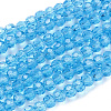 Glass Beads Strands EGLA-J042-6mm-07-1