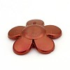 2-Hole Opaque ABS Plastic Imitation Pearl Flower Sewing Buttons MACR-P090-05-2