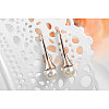 Real Rose Gold Plated Eco-Friendly Alloy Pearl Dangle Earrings EJEW-AA00251-RG-3