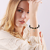 ANATTASOUL 4Pcs 4 Style Natural & Synthetic Mixed Gemstone Beaded Stretch Bracelets Set BJEW-AN0001-64-6