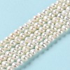 Natural Cultured Freshwater Pearl Beads Strands PEAR-E018-56-2
