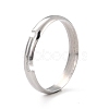 316 Surgical Stainless Steel Adjustable Finger Ring Settings STAS-XCP0001-57-4