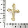 Brass Pave Shell Pendants KK-I708-17A-G-3