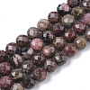 Natural Rhodonite Beads Strands G-S361-6mm-016-1