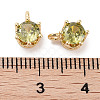 Brass Micro Pave Cubic Zirconia Charms KK-C051-39G-08-3