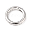 Tarnish Resistant 304 Stainless Steel Spring Gate Rings STAS-E055-23-1