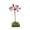 Amethyst Flower Garden Crushed Stone Fortune Tree Ornaments Mini Home Creative Office Decoration Crafts Small Ornaments PW-WG4CBFE-11-1