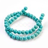 Synthetic Turquoise Beads Strands TURQ-G106-8mm-02D-2