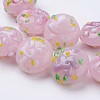 Handmade Bumpy Lampwork Beads Strands LAMP-K027-06D-2