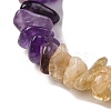 Natural Citrine & Amethyst Beads Strands G-L610-A06-A01-3