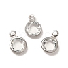 304 Stainless Steel with Glass Charms STAS-G305-11P-04-3
