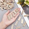 HOBBIESAY 150Pcs Unfinished Wood Connector Charms FIND-HY0001-19-3