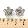 Rack Plating Alloy Rhinestone European Beads FIND-B034-17P-01-3