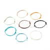 Braided Waxed Polyester Cord Bracelet Making Accessories AJEW-JB01077-1