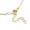 Brass Pendants Necklace NJEW-B101-02G-04-3