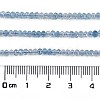 Natural Aquamarine Beads Strands G-L587-B02-01-4