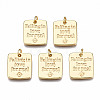 10Pcs Brass Pendants KK-SZ0004-28-1