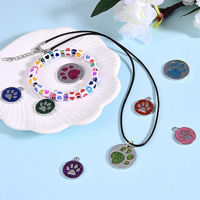 20Pcs 20 Style Enamel Pendants ENAM-SZ0001-56-1