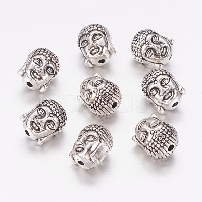 Tibetan Style Alloy Beads X-TIBEB-60542-AS-FF-1