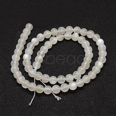 Natural White Moonstone Beads Strands G-F306-05AB-6mm-1