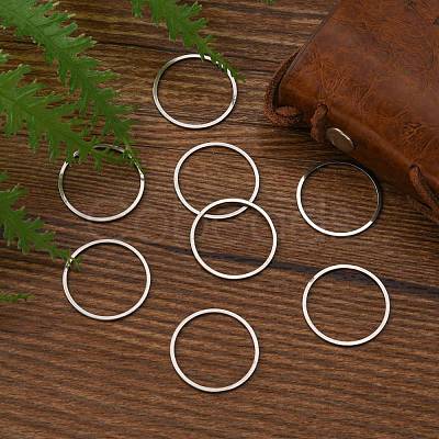 Tarnish Resistant 304 Stainless Steel Linking Ring X-STAS-S079-12A-1