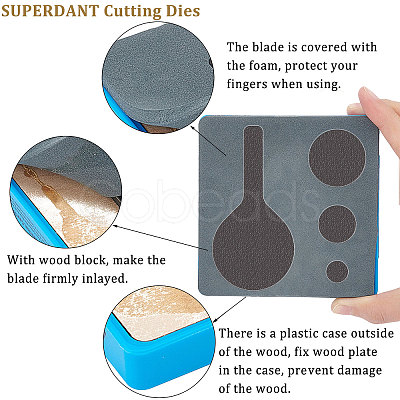 SUPERDANT 1Pc Wood Cutting Dies DIY-SD0001-71D-1