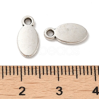 Tibetan Style Alloy Charms TIBEP-T006-AS-1