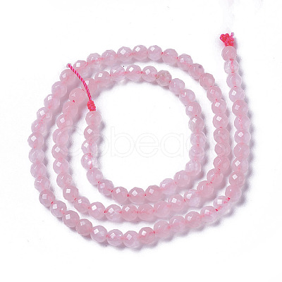 Natural Rose Quartz Beads Strands X-G-F596-20-4mm-1