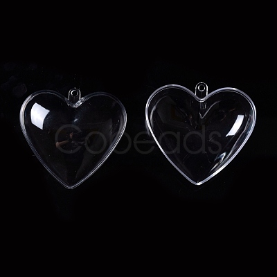 Openable Transparent Plastic Pendants CON-K007-01D-1