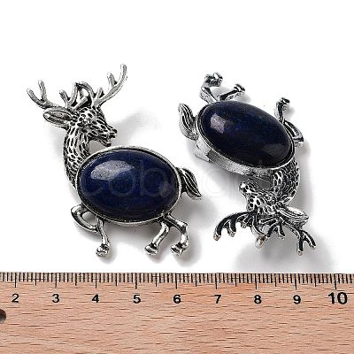 Alloy Elk Brooches JEWB-A021-02AS-03-1