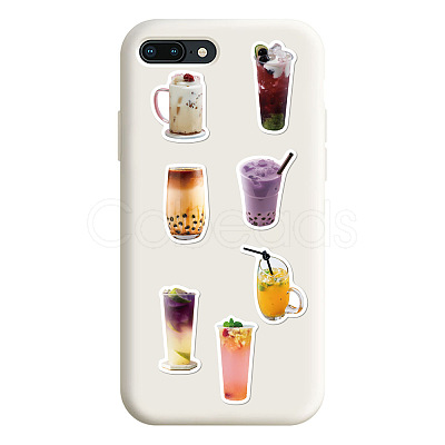 Colorful Bubble Tea Pearl Milk Fruit Tea Stickers DIY-A025-02-1