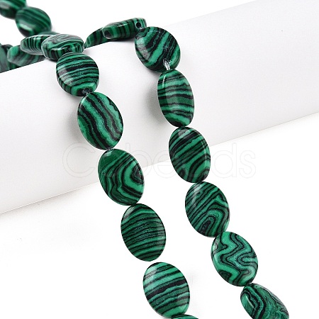 Synthetic Malachite Beads Strands G-M206-38-1