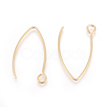Ion Plating(IP) 304 Stainless Steel Earring Hooks STAS-L216-03A-G-1