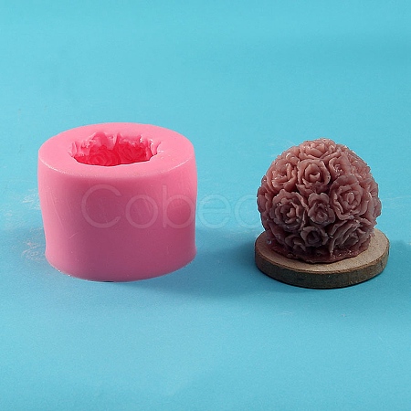 Rose Flower Ball Candle Molds CAND-NH0001-02B-1