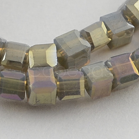 Electroplate Glass Beads Strands EGLA-R030-2x2mm-35-1