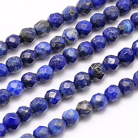 Natural Lapis Lazuli Beads Strands X-G-G545-18-1