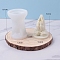 Pray DIY Silicone Candle Molds, for Perfect Home Party Decoration, Praying hands, White, 5.4x9.1cm, Inner Diameter: 5.4x7.7cm