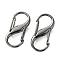 Zinc Alloy DIY Bags Adjustable Clasps Accessories, Bags Buckle, Gunmetal, 2.75x1.3x0.7cm