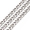 Non-Tarnish 304 Stainless Steel Cuban Link Chains, Faceted, Unwelded, Stainless Steel Color, Link: 8x6.5x1.5mm