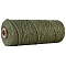 100M Round Cotton Cord, for Gift Wrapping, DIY Craft, Olive, 2mm, about 109.36 Yards(100m)/Roll